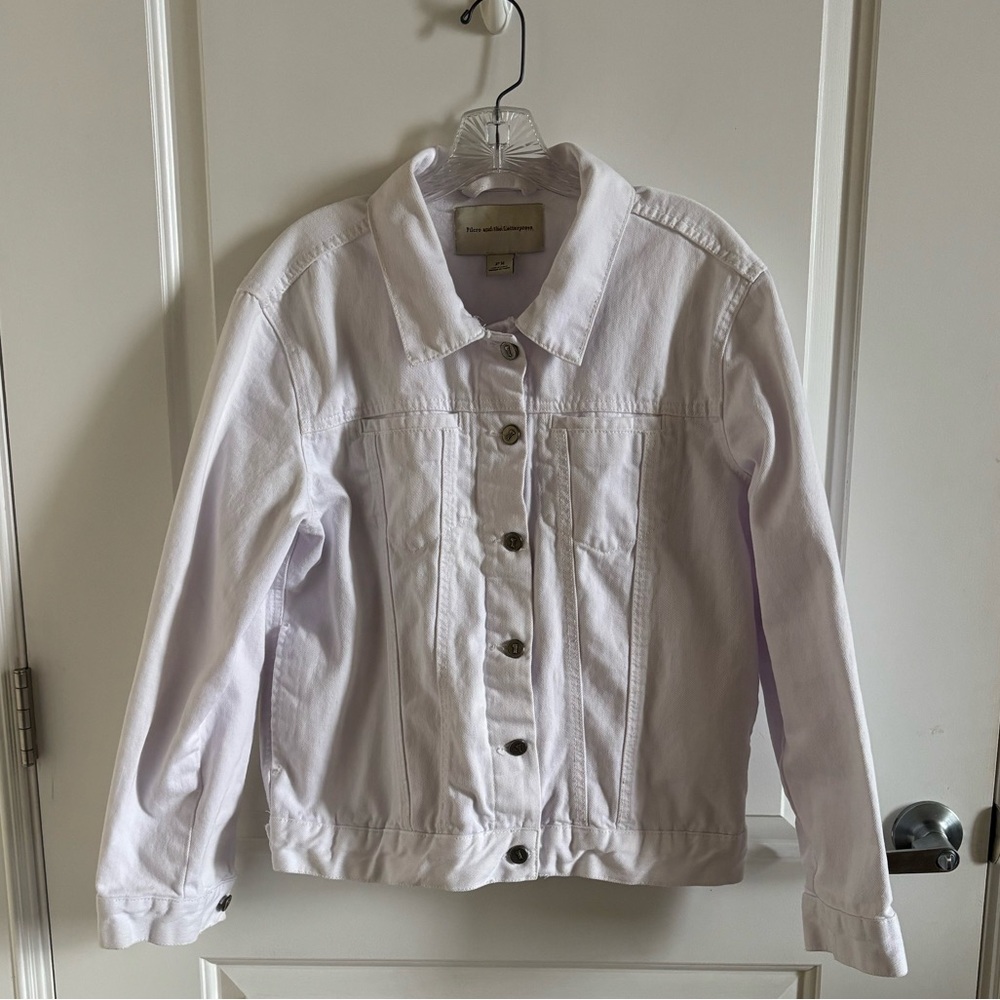 White Jean Jacket